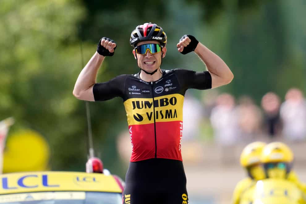 Wout Van Aert took a solo victory on stage 11 of the Tour de France