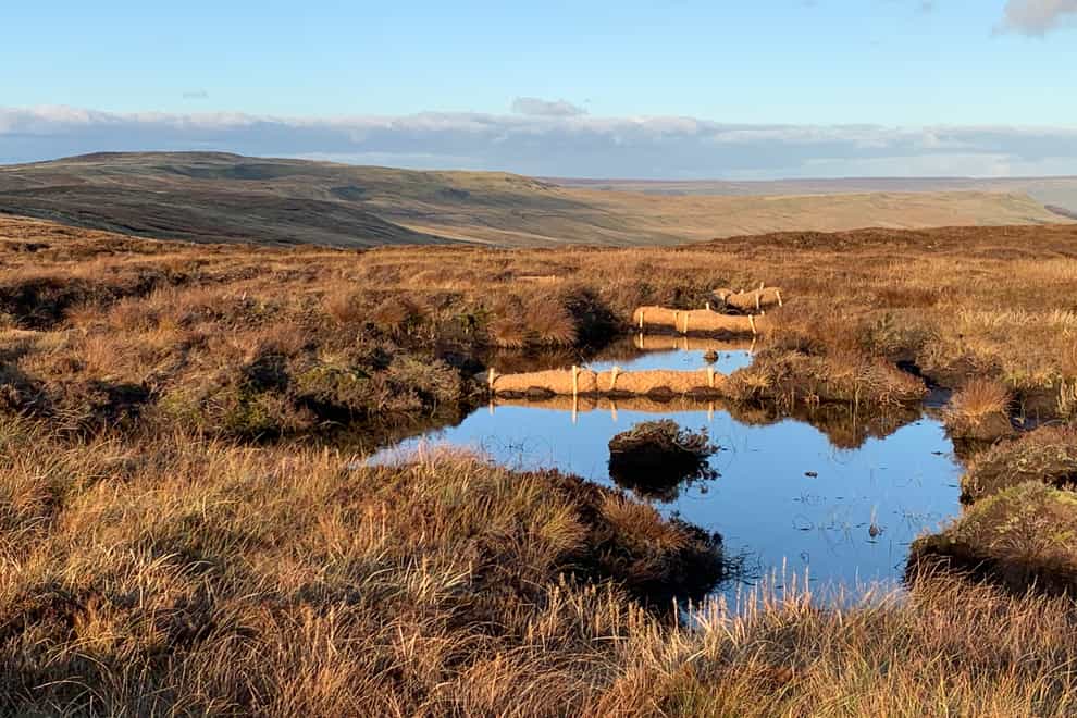Fleet Moss restoration as part of the Great North Bog scheme led by Yorkshire Wildlife Trust (Yorkshire Peat Partnership/PA)