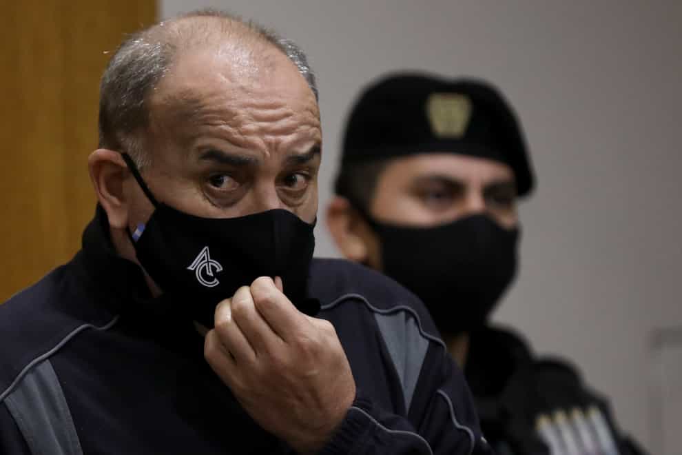 Angel Cabrera attends his trial in Cordoba, Argentina