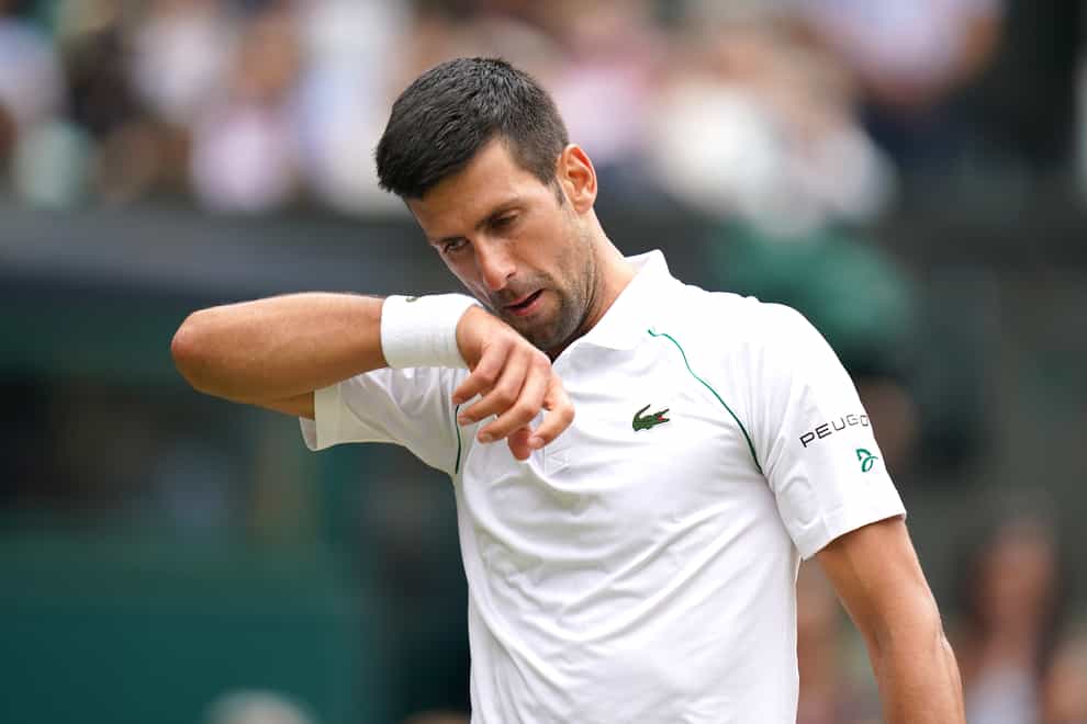 Novak Djokovic is closing in on a record-equalling 20th grand slam title