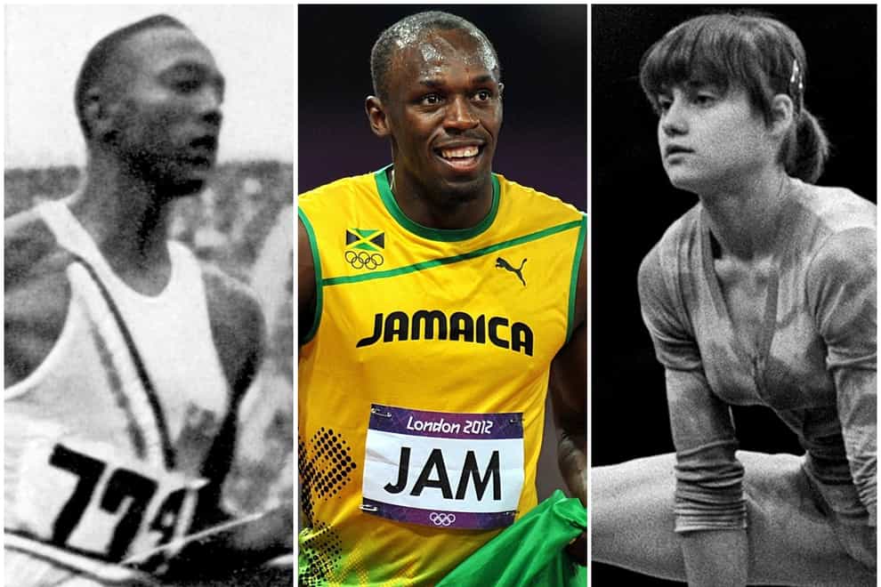 Jesse Owens, Usain Bolt and Nadia Comaneci