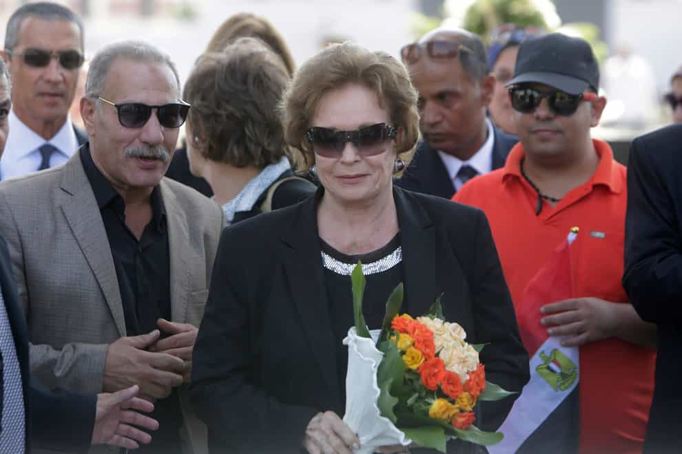 Jehan Sadat, widow of assassinated Egyptian president Anwar Sadat Amr Nabil/AP)