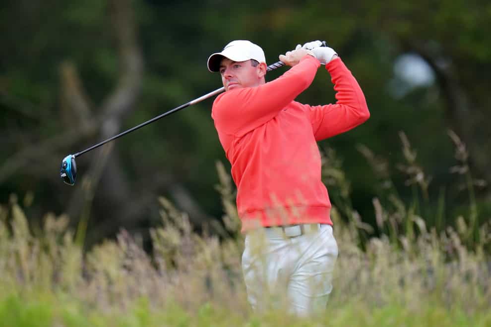 Rory McIlroy in action in Aberdeen