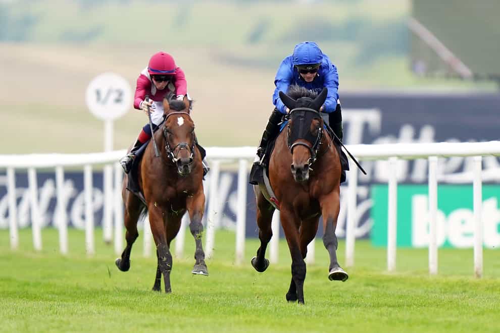 Noble Truth (right) got off the mark at Newmarket