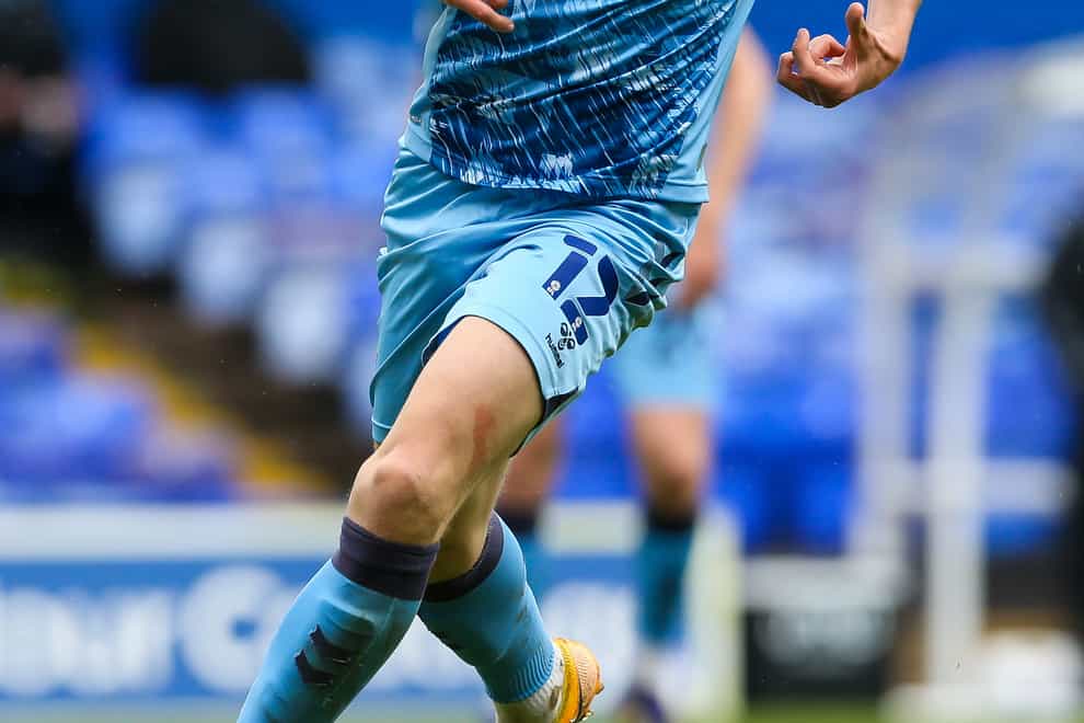 Viktor Gyokeres in action for Coventry