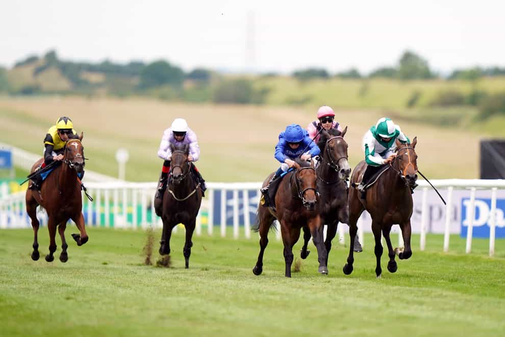 Ardbraccan (right) won the opening race at Newmarket on Saturday