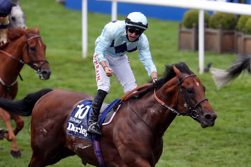 Starman wins the Darley July Cup at Newmarket