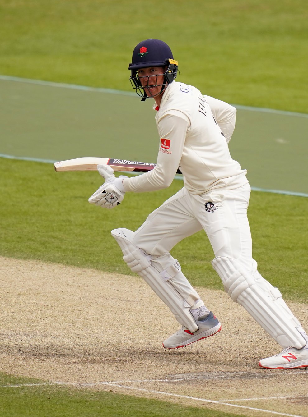 Lancashire’s Keaton Jennings scored 132 on day one of the Roses clash with Yorkshire at Emerald Headingley (Adam Davy/PA).