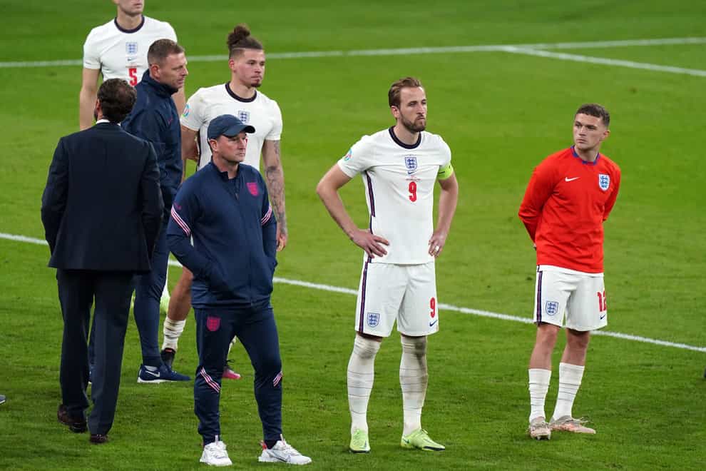 England manager Gareth Southgate and Harry Kane have been praised for their Euro 2020 efforts (Mike Egerton/PA)