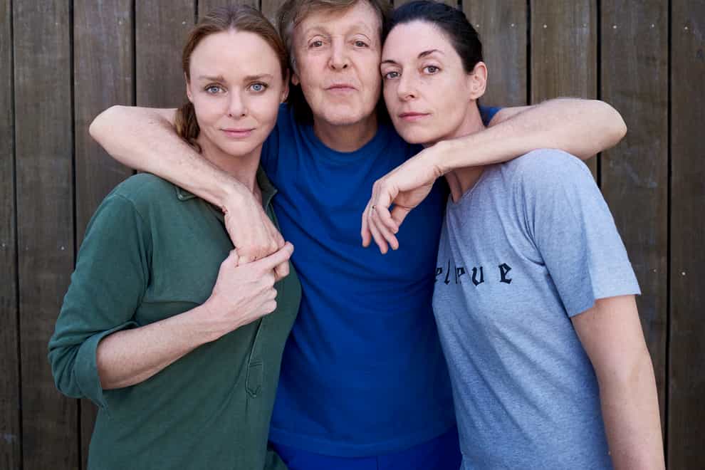 Stella, Paul and Mary McCartney