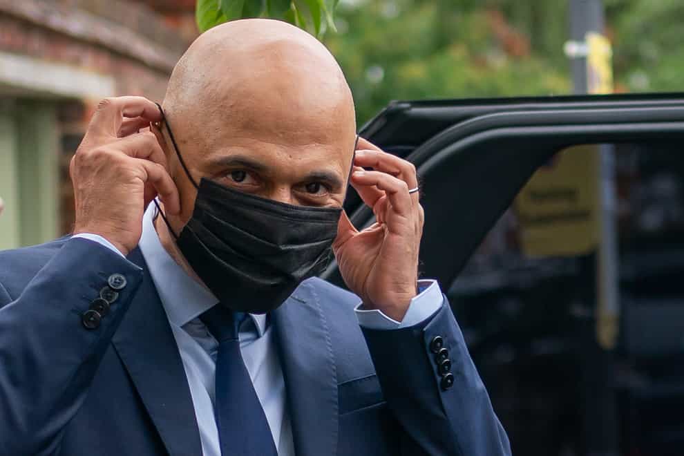 Sajid Javid, outside his home in south west London, after he was appointed as Secretary of State for Health and Social Care (Aaron Chown/PA)