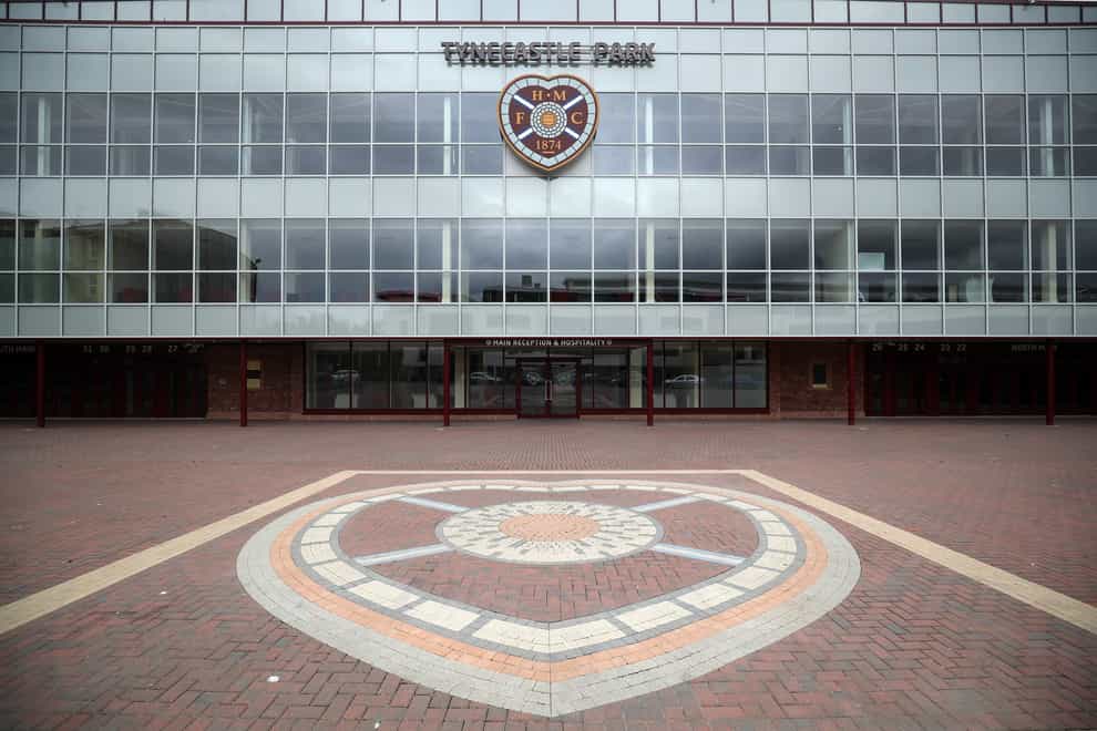 An external view of Tynecastle