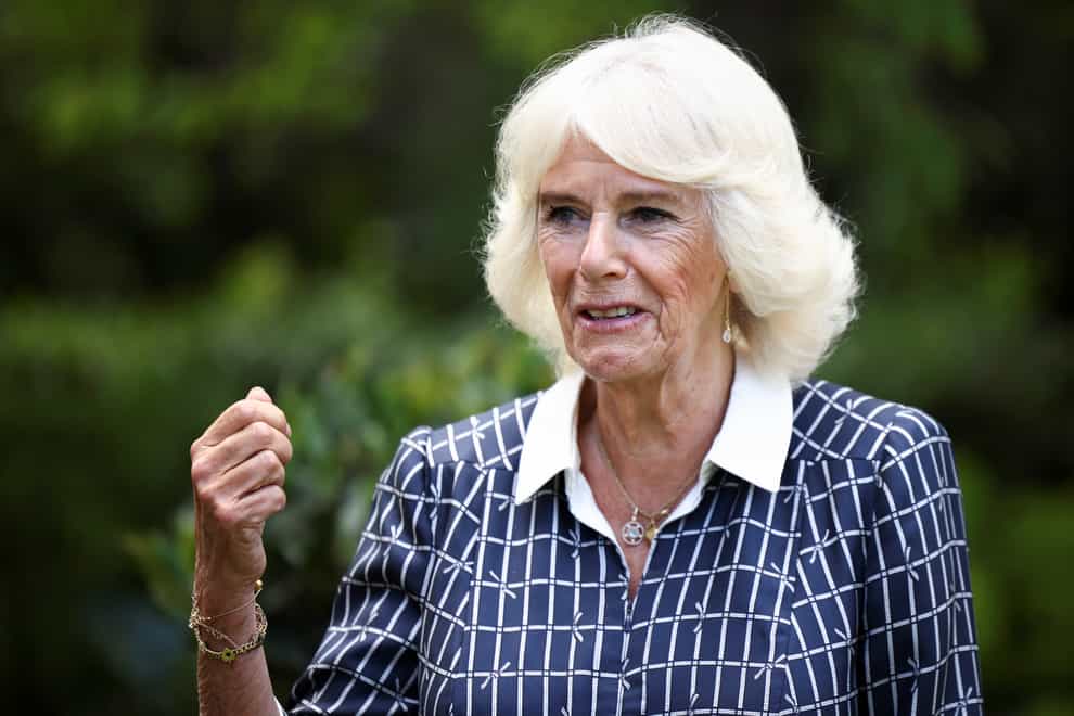 The Duchess of Cornwall during a visit to the Helen & Douglas House children’s hospice in Oxford