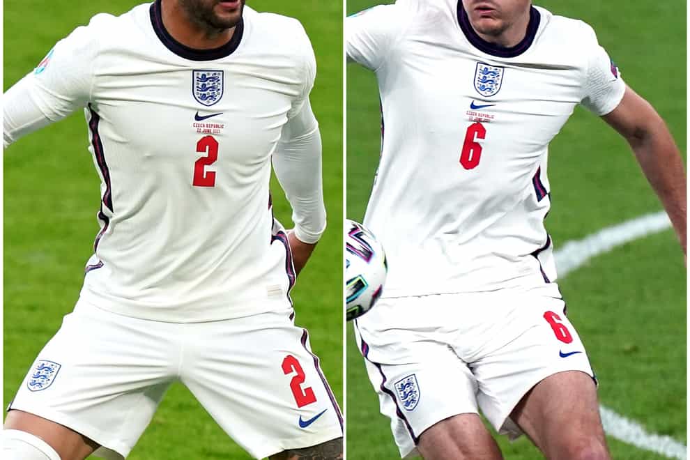 Kyle Walker and Harry Maguire were named in the team of the tournament
