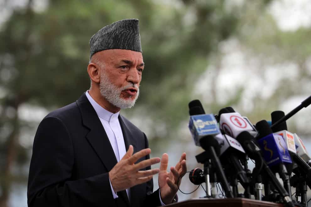 Afghanistan’s former president Hamid Karzai