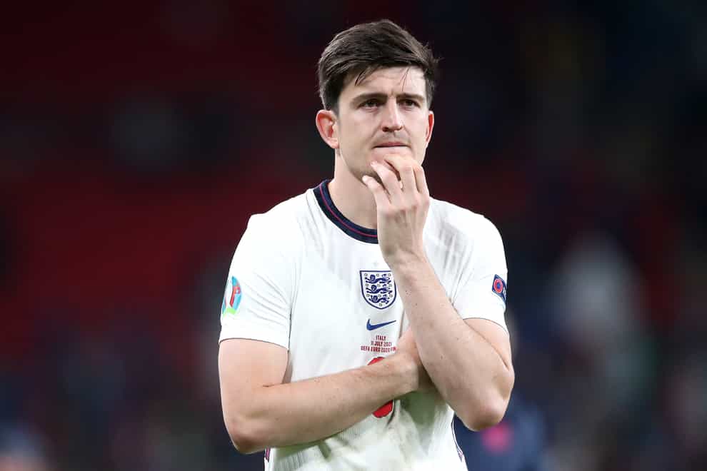 Harry Maguire has told how his father was left with suspected broken ribs by ticketless fans who breached security at Wembley at the Euro 2020 final.
