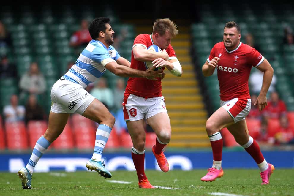 Wales centre Nick Tompkins is hoping to round off the season with victory over Argentina