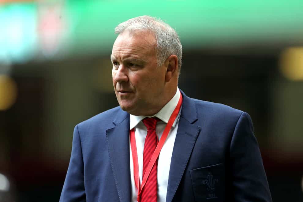 Wales head coach Wayne Pivac on the touchline