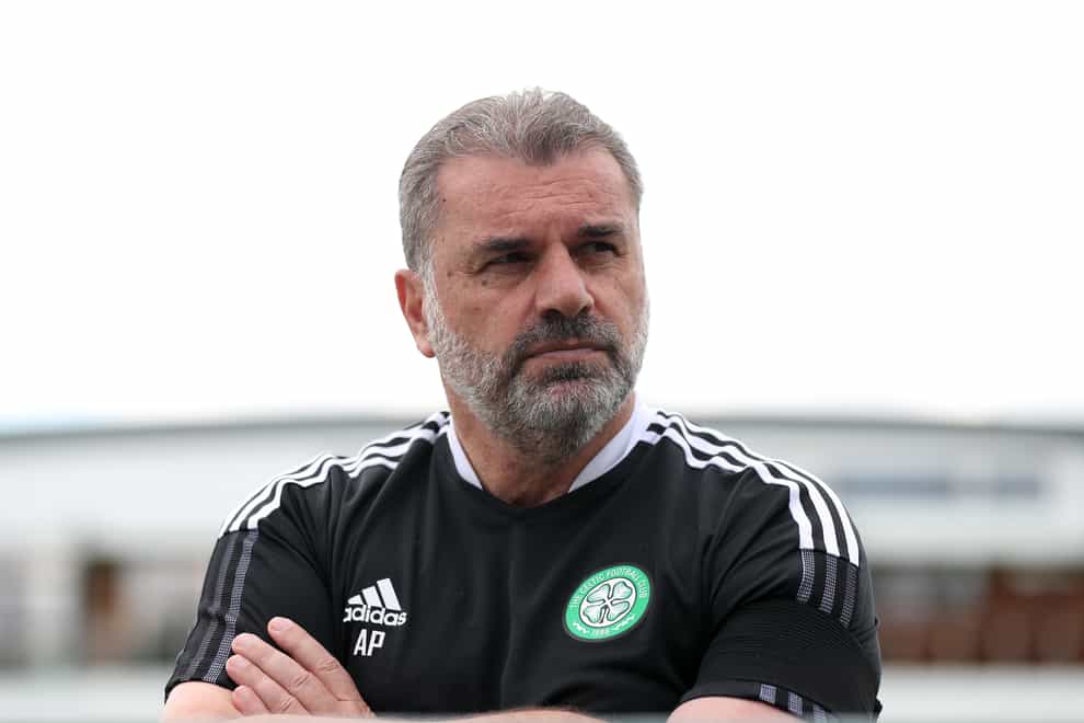Celtic manager Ange Postecoglou, pictured, is delighted with the signing of Kyogo Furuhashi (Bradley Collyer/PA)