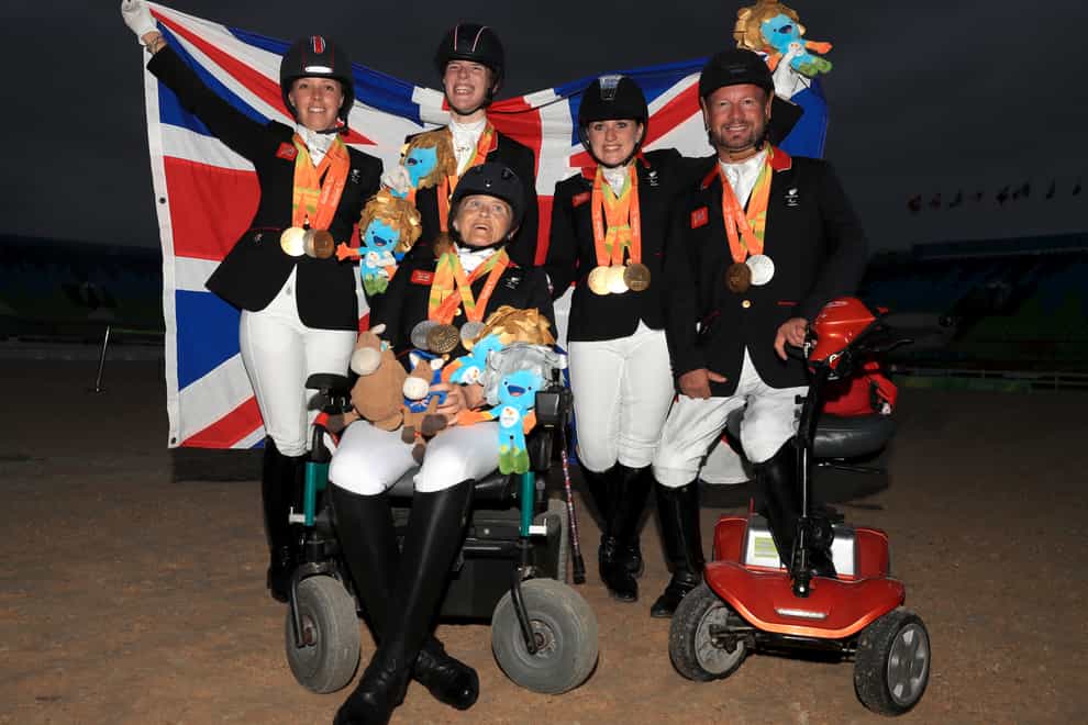 Great Britain's equestrian team topped the medal table at Rio 2016