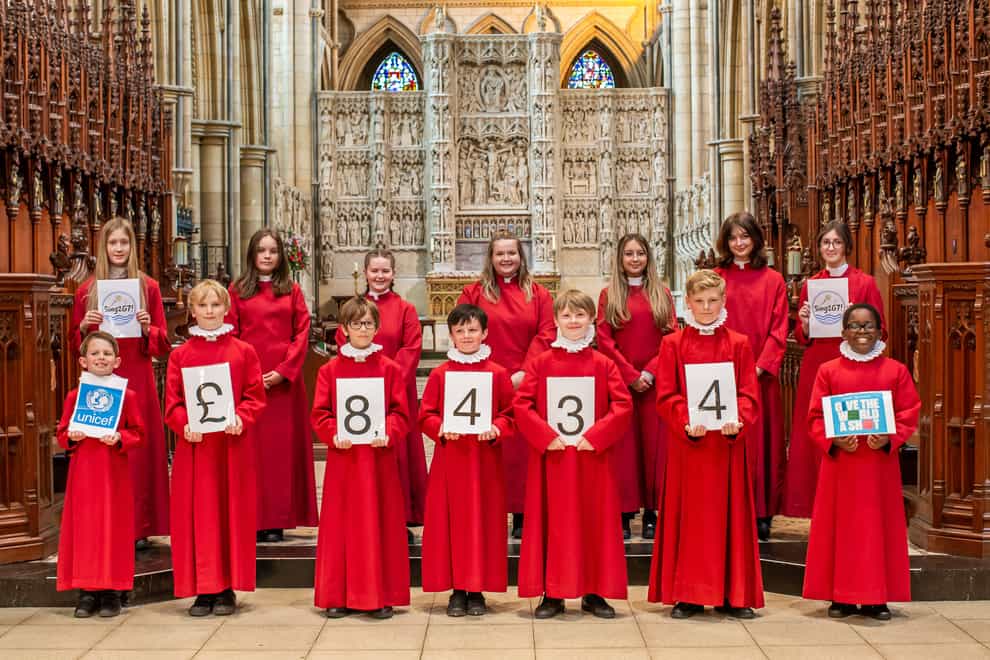 Choristers fund 10,000 vaccines for poorer countries