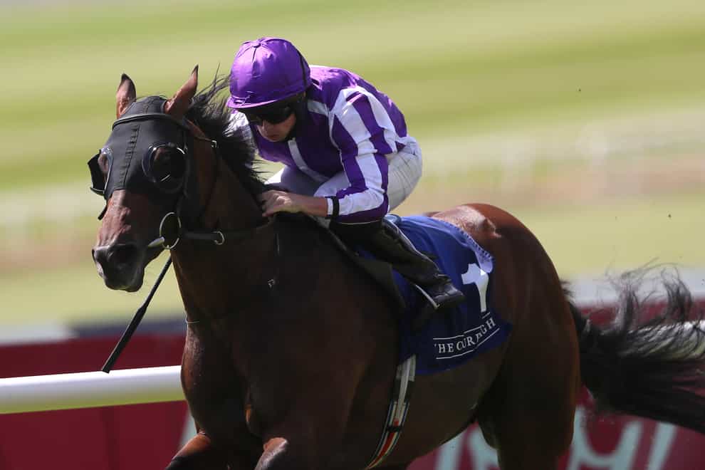Order Of Australia on his way to winning the Minstrel Stakes at the Curragh