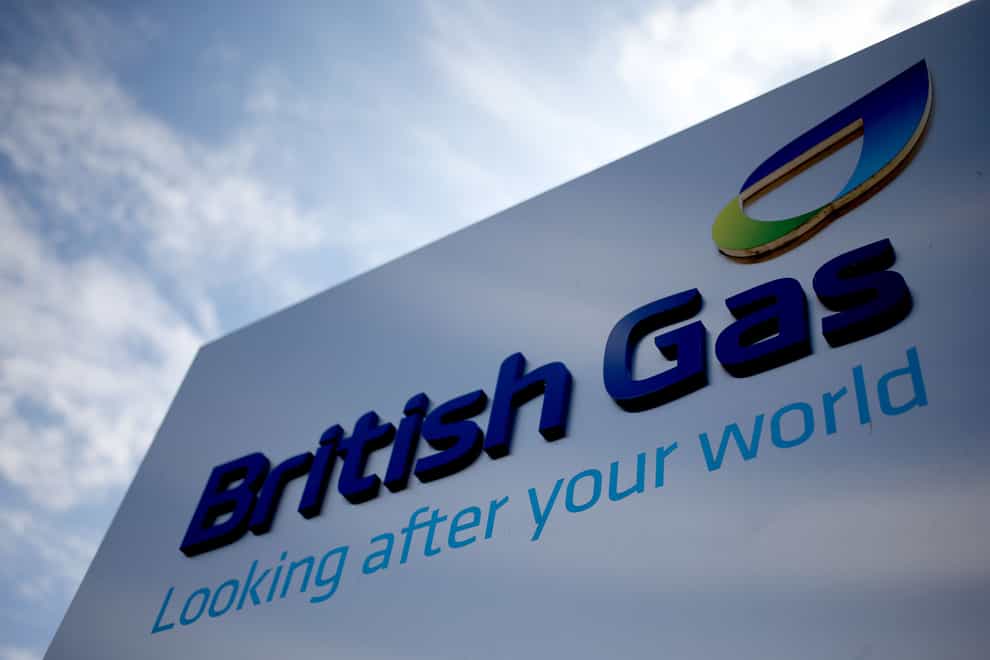 A sign for British Gas (Steve Parsons/PA)