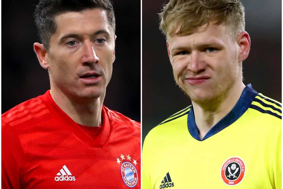Could Robert Lewandowski and Aaron Ramsdale be on the move? (Mike Egerton/Tim Goode/PA)
