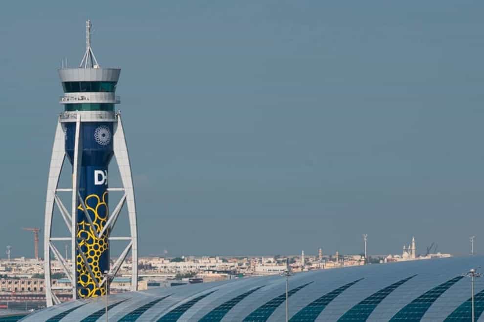 Dubai International Airport (Jon Gambrell/PA)