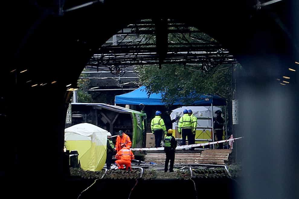 The victims of the Croydon tram crash were not unlawfully killed, the jury at the inquest into their deaths has concluded (Steve Parsons/PA)