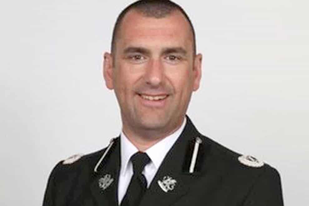 Cleveland Police chief Richard Lewis who is taking over at Dyfed-Powys Police (Cleveland Police/PA)
