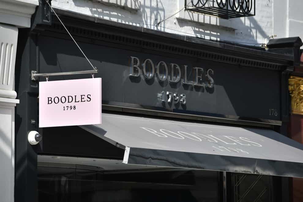 Boodles on New Bond Street in London (PA)