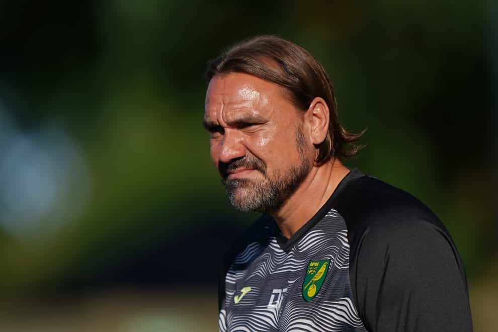Daniel Farke insists he is not “addicted” to positions in league table (Joe Giddens/PA)