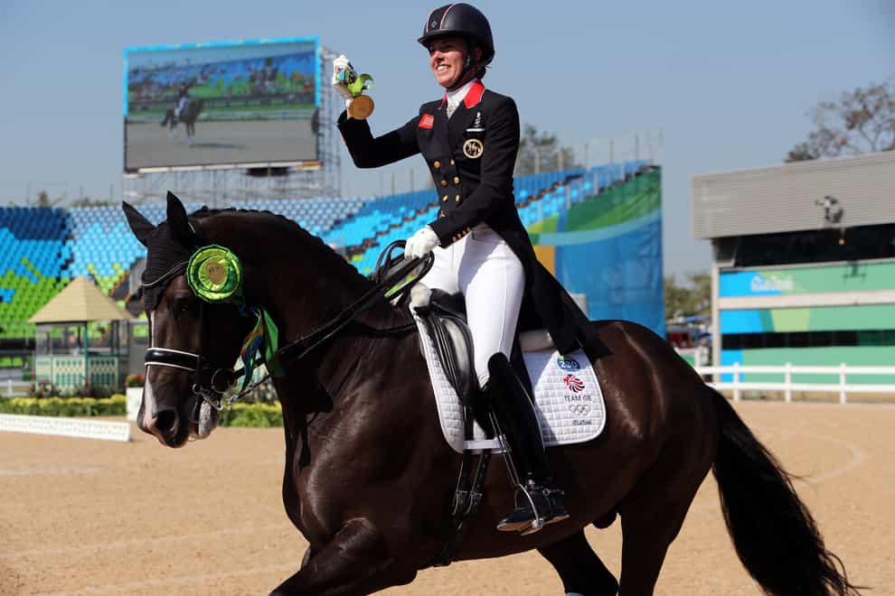 Charlotte Dujardin at the Rio Olympics (David Davies/PA)