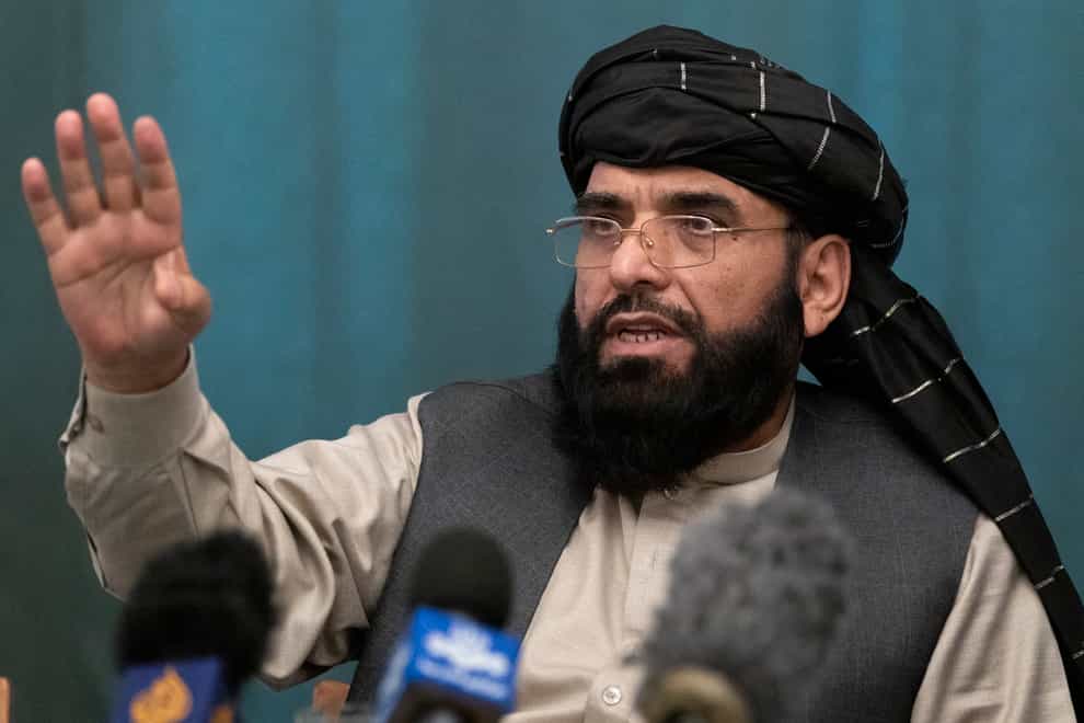 Suhail Shaheen, Afghan Taliban spokesman (Pool/AP)