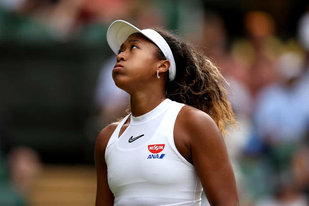 Naomi Osaka’s first round match at the Olympic tennis tournament in Tokyo has been removed from the schedule for Saturday.