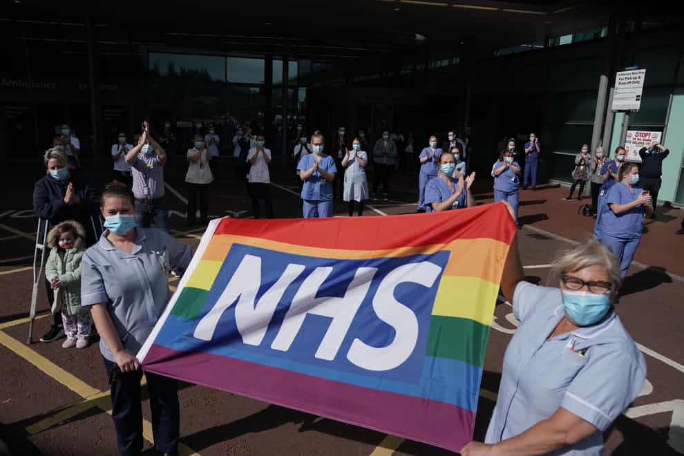 Hospital staff in Newcastle have been praised by the head of their NHS trust for the way they are coping with exceptional demand (Owen Humphreys/PA)