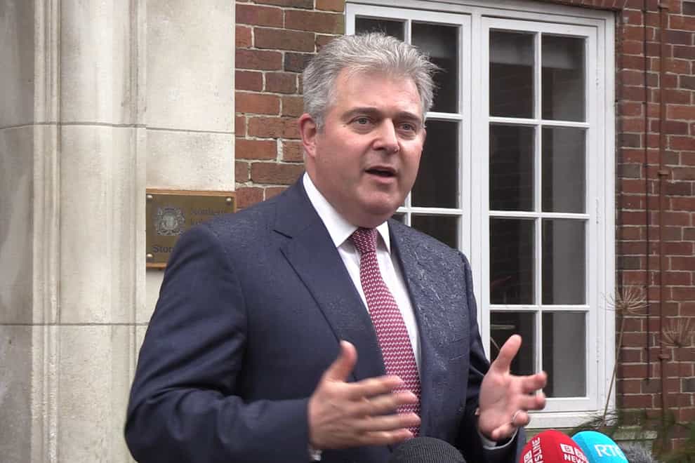 Secretary of State Brandon Lewis said the UK Government would take time to consider the High Court ruling on the Omagh bomb (PA)