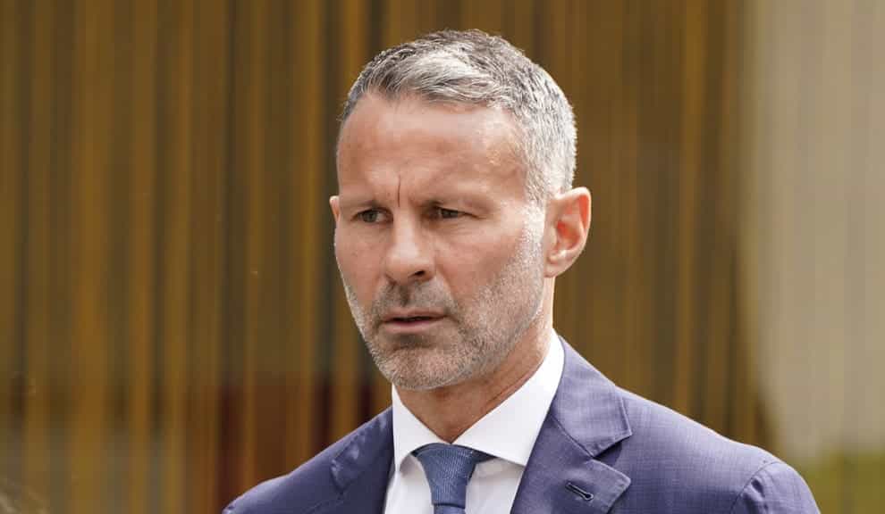 Ryan Giggs is accused of throwing his ex-girlfriend out of a hotel room naked