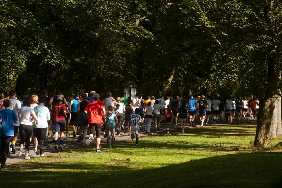 People will be returning to Parkrun after lockdown restrictions eased in England on Monday (Gareth Copley/PA)
