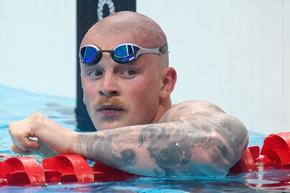 Adam Peaty eased into the semi-finals of the men’s 100 metres breaststroke (Adam Davy/PA)