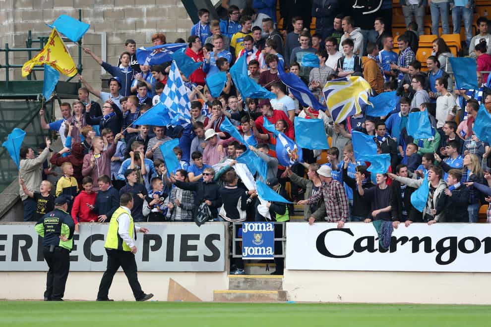 St Johnstone fans will see European football (Andrew MIlligan/PA)