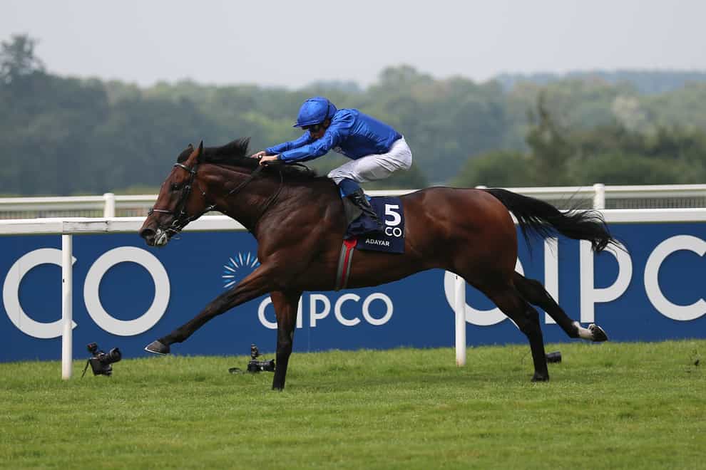 Adayar and William Buick on their way to King George glory (Nigel French/PA)