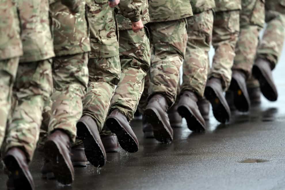 The report looked at how female members of the armed forces are treated (PA)