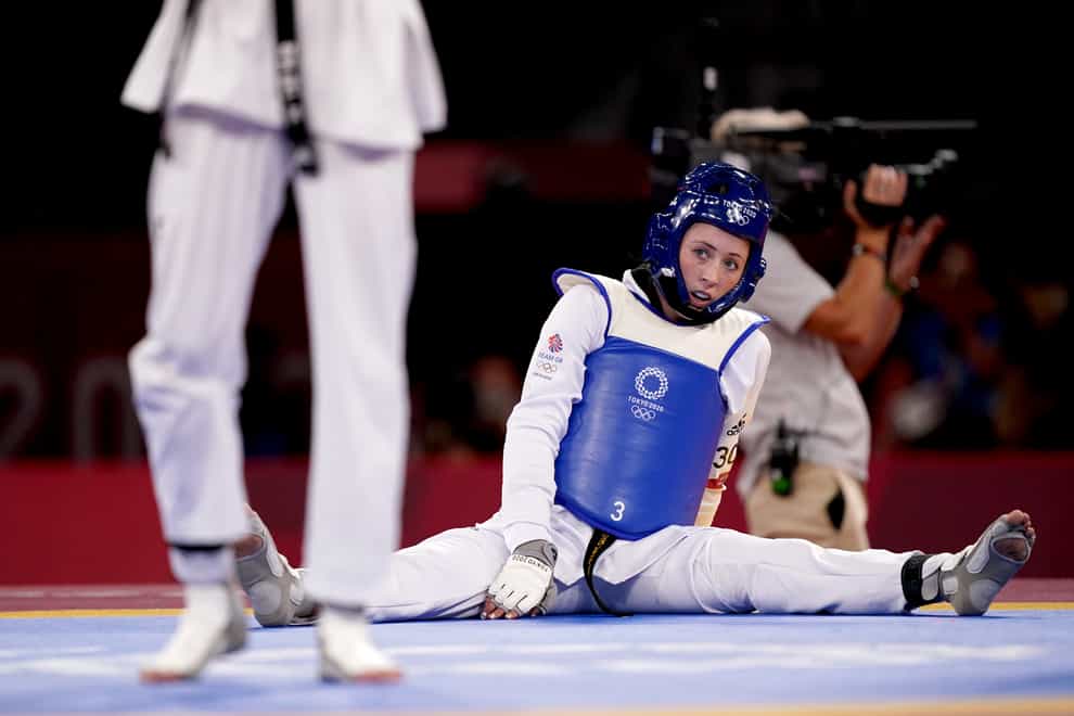 Jade Jones saw her bid to become the first British woman to win gold medals at three straight Olympics come to an abrupt end in Tokyo (Mike Egerton/PA)