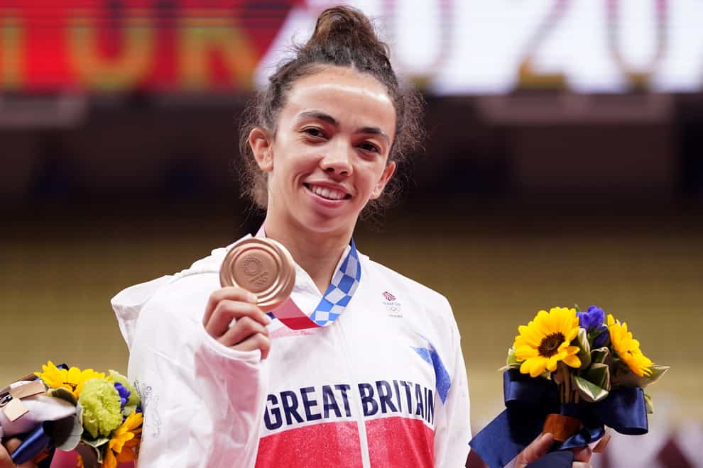 Chelsie Giles won Team GB’s first medal of Tokyo 2020 (Danny Lawson/PA)