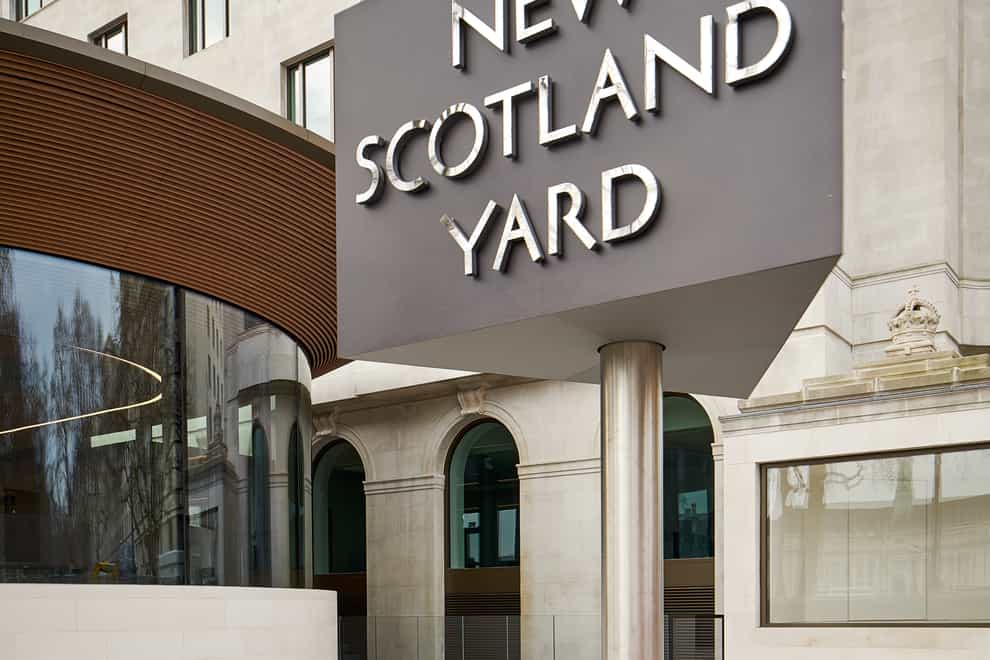 Metropolitan Police headquarters, New Scotland Yard on Victoria Embankment in London (Metropolitan Police/PA)