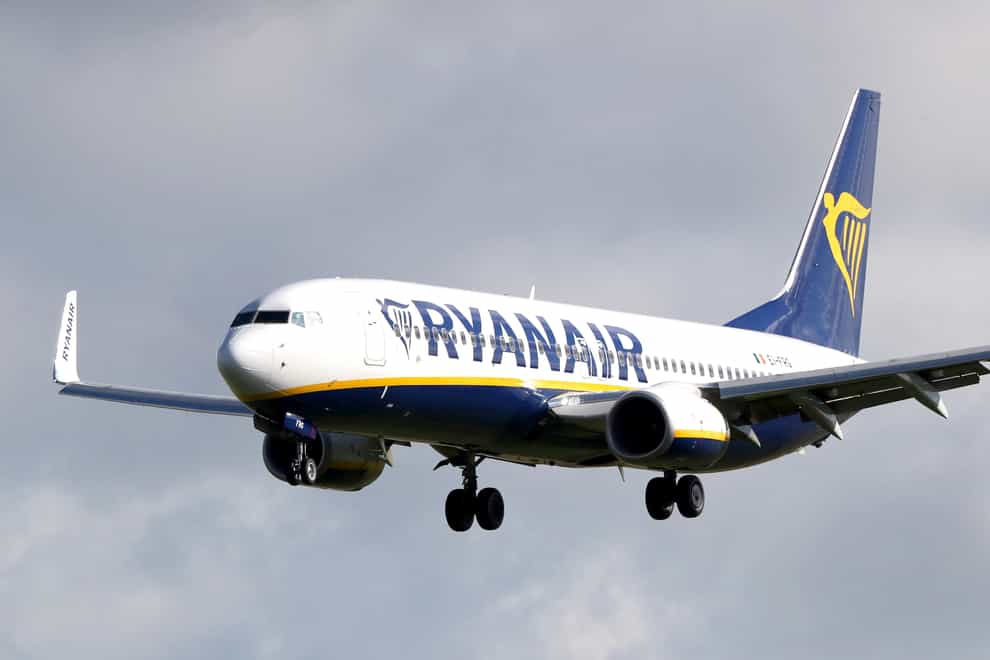 Ryanair has said it expects to fly up to 100 million passengers this year (Niall Carson/PA)