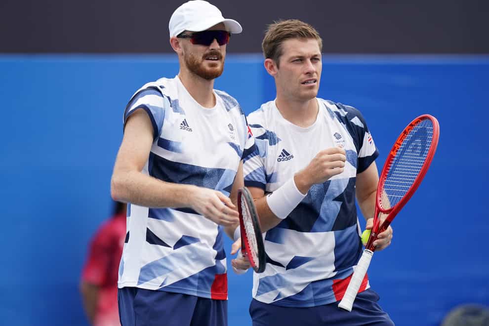 Jamie Murray and Neal Skupski were beaten in the second round in Tokyo (Mike Egerton/PA)