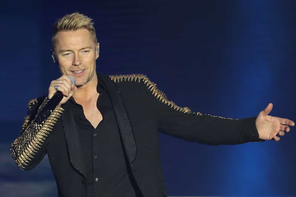 Irish singer and TV presenter Ronan Keating has accepted ‘substantial damages’ from the publisher of the News of the World over phone-hacking (Niall Carson/PA)
